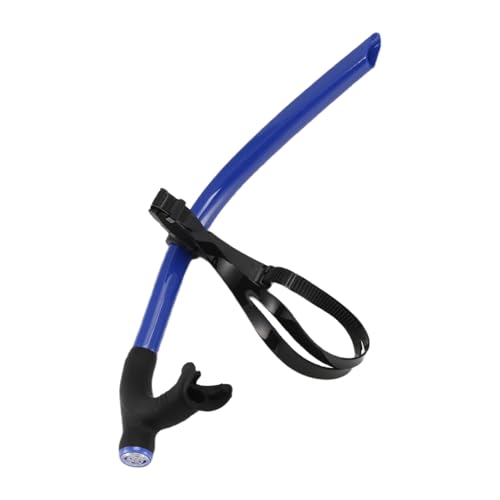Agmoctz Silicona Natación Respiración Tubo Buceo Entrenamiento Adultos Snorkeling Tubo de Buceo Natación Buceo Equipos, Azul
