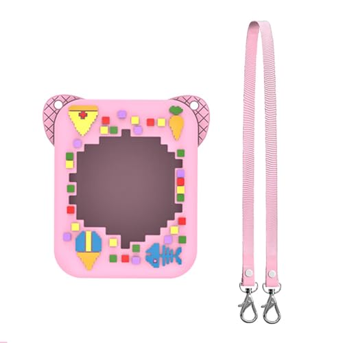 保護ケース電子ペットマシン用シリコン保護カバーストラップ付き防塵キャリングシリコンカバーインタラクティブおもちゃデジタルペットと