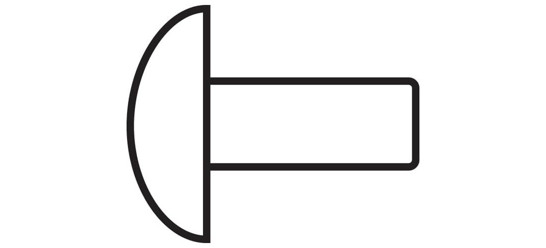 Brixwell 74-500-XCP25 Balance Carrier Rivet - Pack of 25