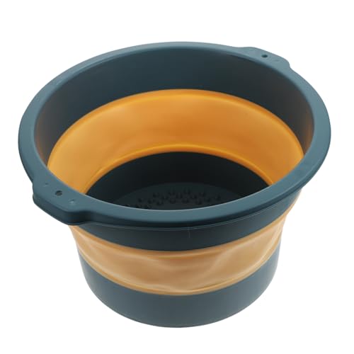 AUTSUPPL Vasca Lavapiedi Pieghevole Alta Resistente al con Punti Massaggianti per Rilassare i Piedi Vasca e