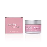 Klair Rose Clay Mask – Luxurious Clay Mask for Blackheads and Pores – Clay Facial Mask with Chamomile and Hyaluronic Acid – Hydrating and Purifying Rose Clay Face Mask for Dry Skin – 2oz