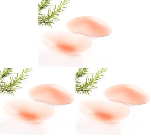 Image of Silicone Shoulder Pads for Womens Clothing, Anti-Slip Shoulder Push-Up Pads Invisible Breathable Shoulder Enhancer Reusable Mothers Day Gift, 1 Pair Skin (Pack of 3)
