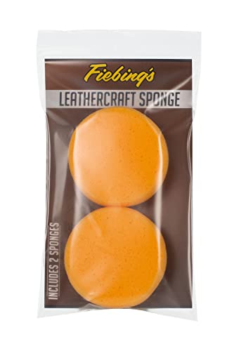 Fiebing's Leathercraft Sponge (2 sponges/pack) for Leathercraft Projects