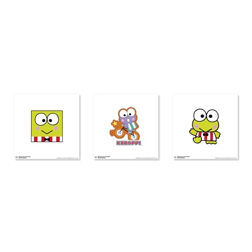 Image of Trends International Gallery Pops Sanrio Hello Kitty - Keroppi Wall Art Bundle (3-Pack) Gallery Pops Wall Art, Unframed Version