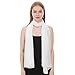 Shawl Factory Chiffon Schal Damen Weiß - Seidenweich und Federleicht - Eleganter Halstuch Schal - Polyester Tuch Halstuch Damen Frühling Sommer - Pflegeleichtes Schaltuch - Damenschal Leicht (Weiß)