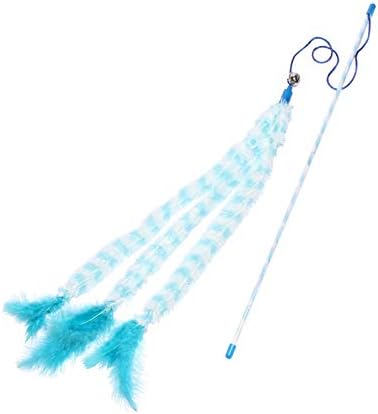 Le Clan ROOP Cat Toy, Roddy’s, Triple Feather, Blue