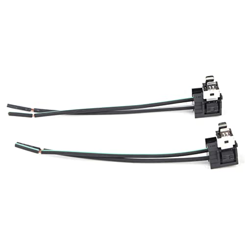 adaptador de enchufe de faro h1,H1 Adaptador hembra Cable de enchufes de arnés de cableado - 2 piezas Faro de lámpara Enchufe de bombilla Conector de arnés de cableado Línea de adaptador de enchufe