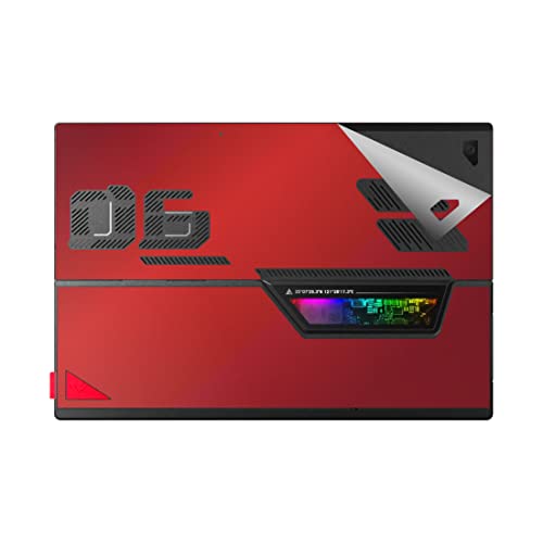 PDA工房 スキンシール ROG Flow Z13 (2022) GZ301Z (天面用) 【グロス・メタリックレッド】