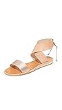 Dolce Vita Women's Pomona Flat Sandal, Copper Leather, 8.5 M US