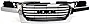 Evan-Fischer Grille Assembly Compatible with 2004-2012 GMC Canyon Chrome Shell/Black Insert