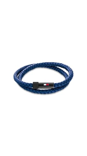 Tommy Hilfiger Jewelry Lederarmband für Herren verfügt über einen Magnetverschluss