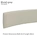Baseboard Wall Stickers, Sill Decorative Trim, Door Frame Molding Strips, Wall Waist Line Decals, Corner Line Strips, Flexible Skirting Protector, Self- for（Gray）