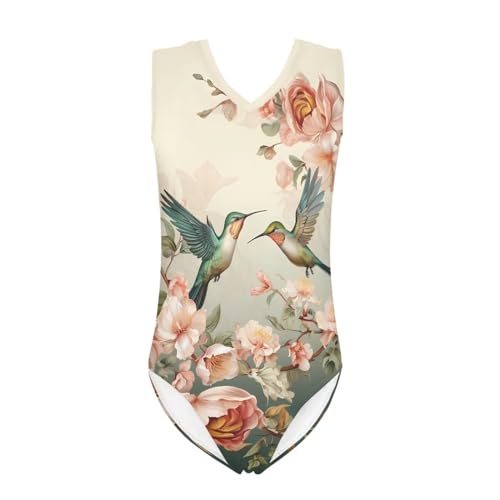 Image of Xhuibop One Piece Swimsuits for Girls Beachwear Bathing Suits 3-14