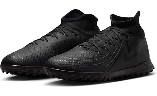 Nike Phantom Luna 2 Academy TF High-Top Soccer Shoes (FJ2566-002, Black/Deep Jungle/Black)2