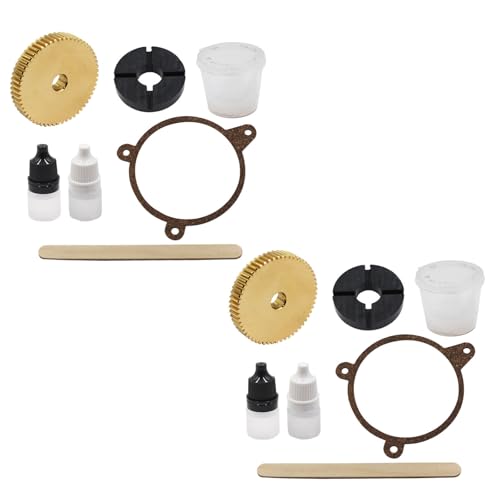 dreamdragon Kit de engrenagem de bronze para farol fixa as duas luzes de cabeça para Chevy Corvette