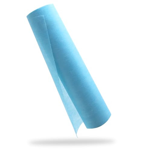 YUNSHANGHE Chemin de Table en Non-tissé - 30 cm x 25 m - Décoration de Table pour baptême, Communion, Anniversaire, Mariage et fête - Bleu Ciel