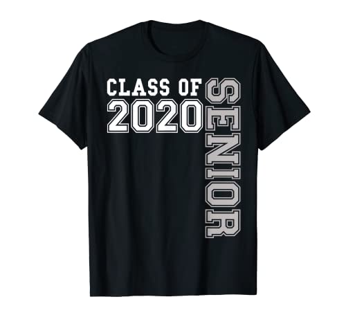Camiseta de clase 2020 para adultos mayores ~ Bonito regalo de graduación de la escuela secundaria Camiseta