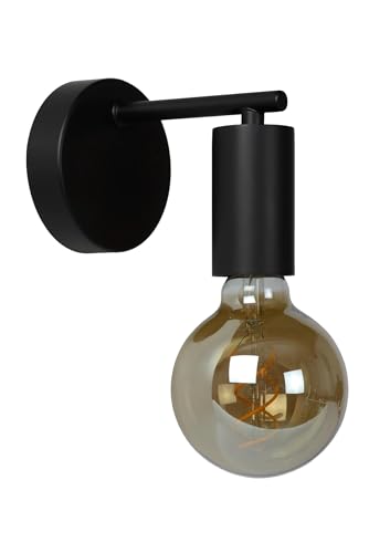 Lucide LEANNE - lampa ścienna - 1xE27 - czarna