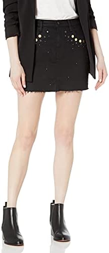 HUDSON Jeans Women's Viper Denim, Mini Skirt, Nocturnal, 24