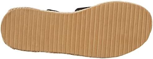 Musse & Cloud Women's Espadrille Wedge Sandal, BLK, 9 | Image 3