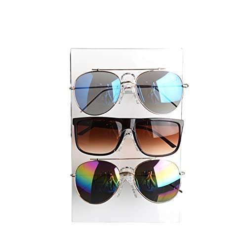 Présentoir à lunettes en acrylique transparent pour 5 paires de lunettes de soleil