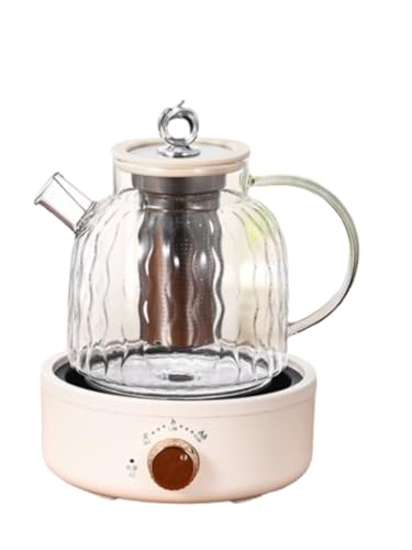Geyaziu �d�C�P�g�� 110V �{���|�b�g��e�� �ϔM �K���X�P�g�� �Η͒��� �m�u�R���g���[�� ����ȒP ��d�h�� ���������P�g�� �����|�b�g �ƒ�p �I�t�B�X�p ���� ���� �ύ��� ���蕨 (�z���C�g)