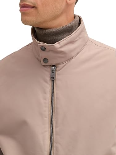 TOM TAILOR Herren Harrington Jacke mit Stehkragen,32240 - Mountain Taupe, M – Ansicht 5