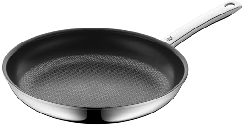 WMF Profi Resist Bratpfanne Induktion 28 cm Mehrschichtmaterial beschichtet Wabenstruktur Antihaftversiegelung Edelstahlgriff Hitzebeständig und backofenfest bis 260C