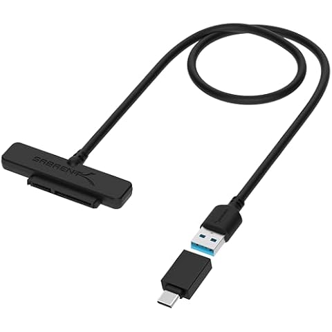 SABRENT SATA to USB C Adapter for SSDs Cover