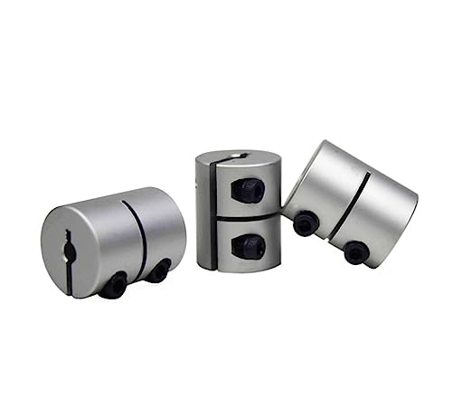 Rigid coupling,Stainless steel rigid coupling 1pcs D20L30 CNC Engraving Machine Rigid Coupling Stepping Motor High Torque Ball Screw Clamping Coupling(6X10mm)