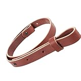 Warreplica Echtleder-Gewehrriemen, The Hunter - 1' breiter Leder-Gewehrriemen (Kastanienfarbenes...