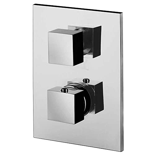 attacchi 1/2”G MISCELATORE DOCCIA INCASSO TERMOSTATICO A 3 VIE - LEQ519 CR LEVEL PAFFONI