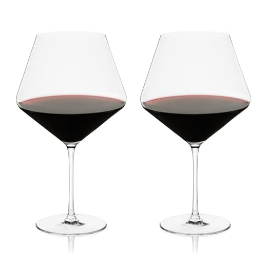 Liminal Burgundy Crystal Wine Glasses