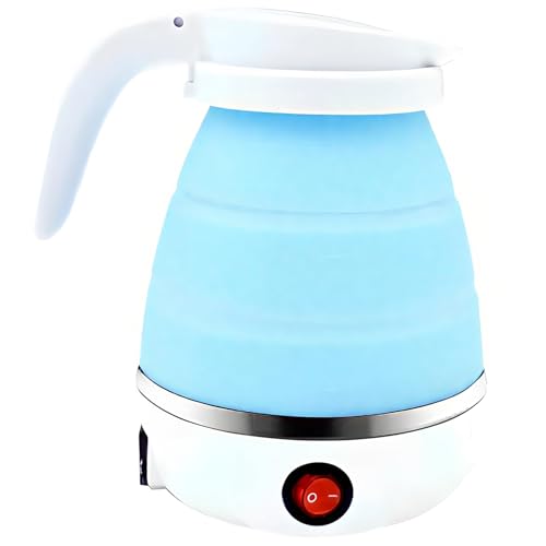 Hervidor eléctrico plegable 0.6L 600W azul