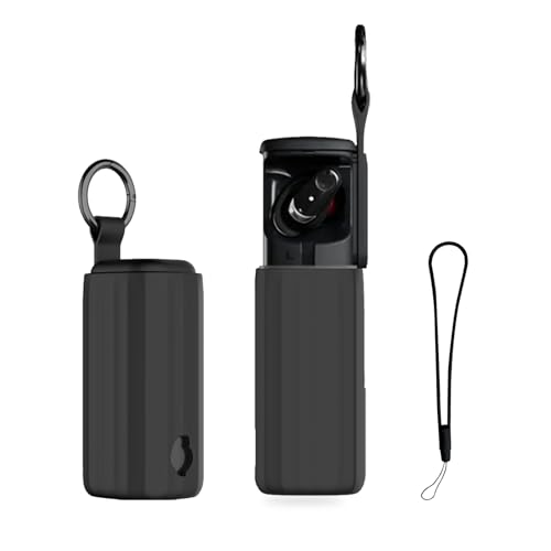 For Skullcandy Method 360 ANC 用 ケース カバー KONXISA ワイヤレスイヤホンケース シリコン素材 耐衝撃 防水防塵 ウォッシャブル (カラビナ付き+ストラップ付き ) 着用しやすい 装着充電可能 持ち運びがしやすい(ブ