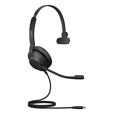 Jabra Evolve2 30 Headset - Noise Cancelling UC Certified Mono Headphones with 2-Microphone Call Technology Cover