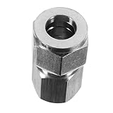Homoyoyo Compression Fitting Tube Connector Stainless Steel Heavy Duty Pressure Gauge Adapter for Industrial Plumbing Applications