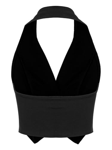 JEYPINMI Suit Vest for Womens Fully Lined 3 Button V-Neck Economy Dressy Waistcoat Casual Party Vest Tops2