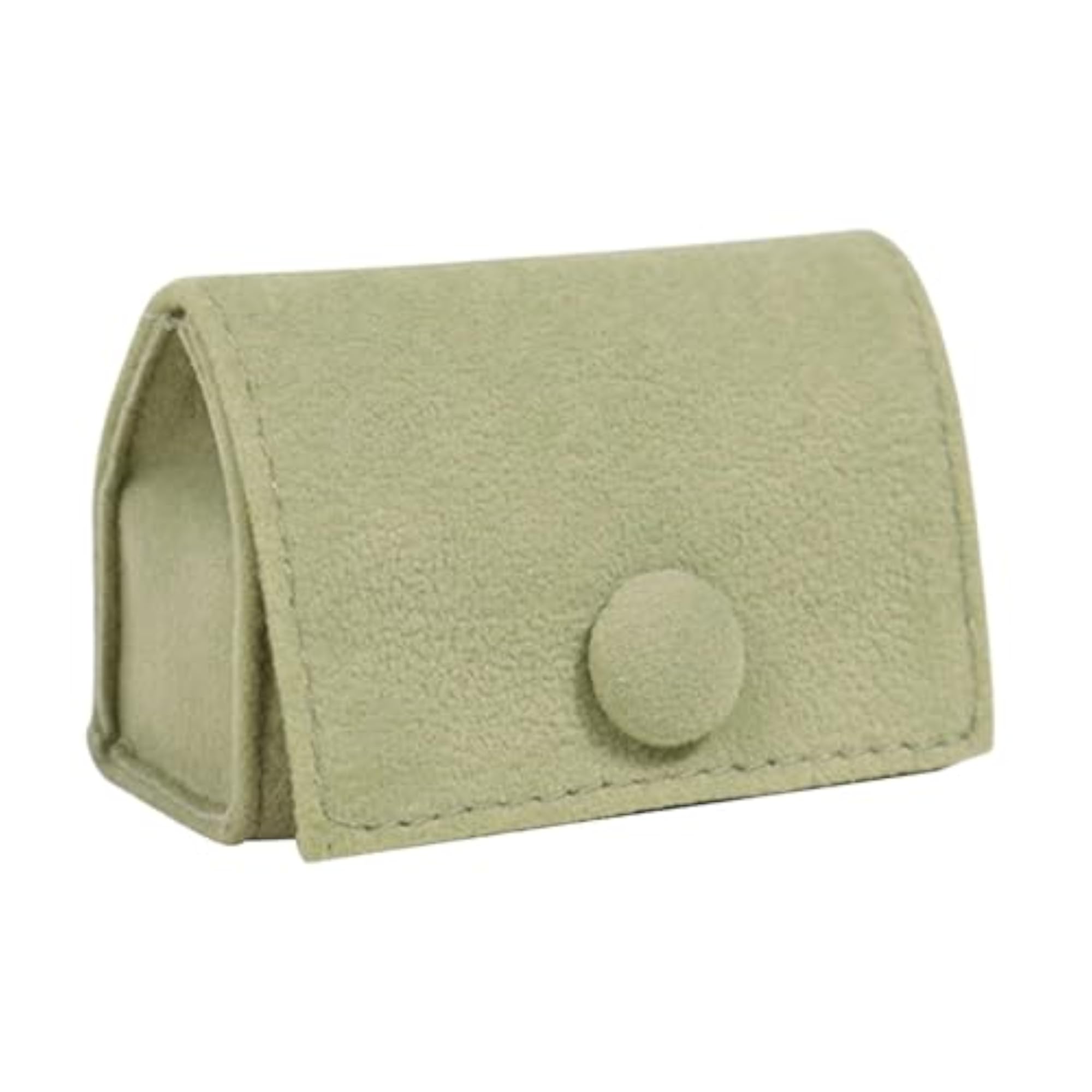 Portable Velvet Ring Holder Box for Travel