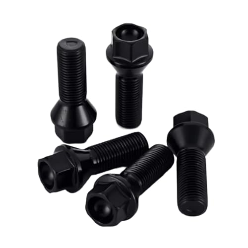Tornillos de Rueda M14x1.25 Ideales para Montaje de Llantas Aleación Alfa Romeo 20 Piezas