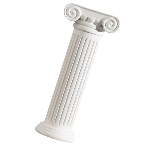 IWOWHERO Vase à Fleurs Résine Colonne Romaine Décorative Support Artistique pour Centre de Table Mariage Ornements Élégants pour Maison et Événements