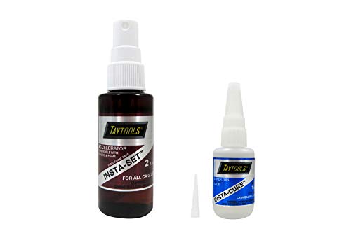 BSI / Taytools Bob Smith Industries Combo Pack with 1 OZ Thin Viscosity Insta-Cure TM Cyanoacrylate CA Super Glue and 2 OZ Accelerator Insta-Set TM