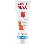 Heart Support Gel for Cats – L-Taurine, L-Carnitine, CoQ10 & Omega-3 (EPA & DHA) – Cardiovascular & Heart Muscle Support – Veterinarian Formulated Cat Cardiac Supplement – Tuna Flavor – 5 oz