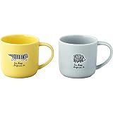 山加商店(Yamakasyoten) Lisa Larson(リサ ラーソン)マグカップ 約350ml ペアセット stroll ストロール イエロー/グレー 日本製 LL90ー13