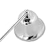 MAGT Kerzenlöscher, 1 Stück Edelstahl Glockenförmige Candle Snuffer Langem Griff Dochtlöscher Hand Kerzenabdeckung Feuerlöscher(Sliver)