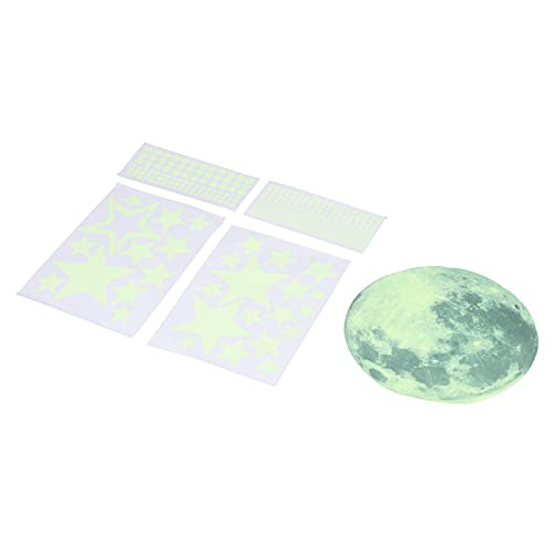 Set brillante de 435 vinilos luna y estrellas para pared miniatura 6