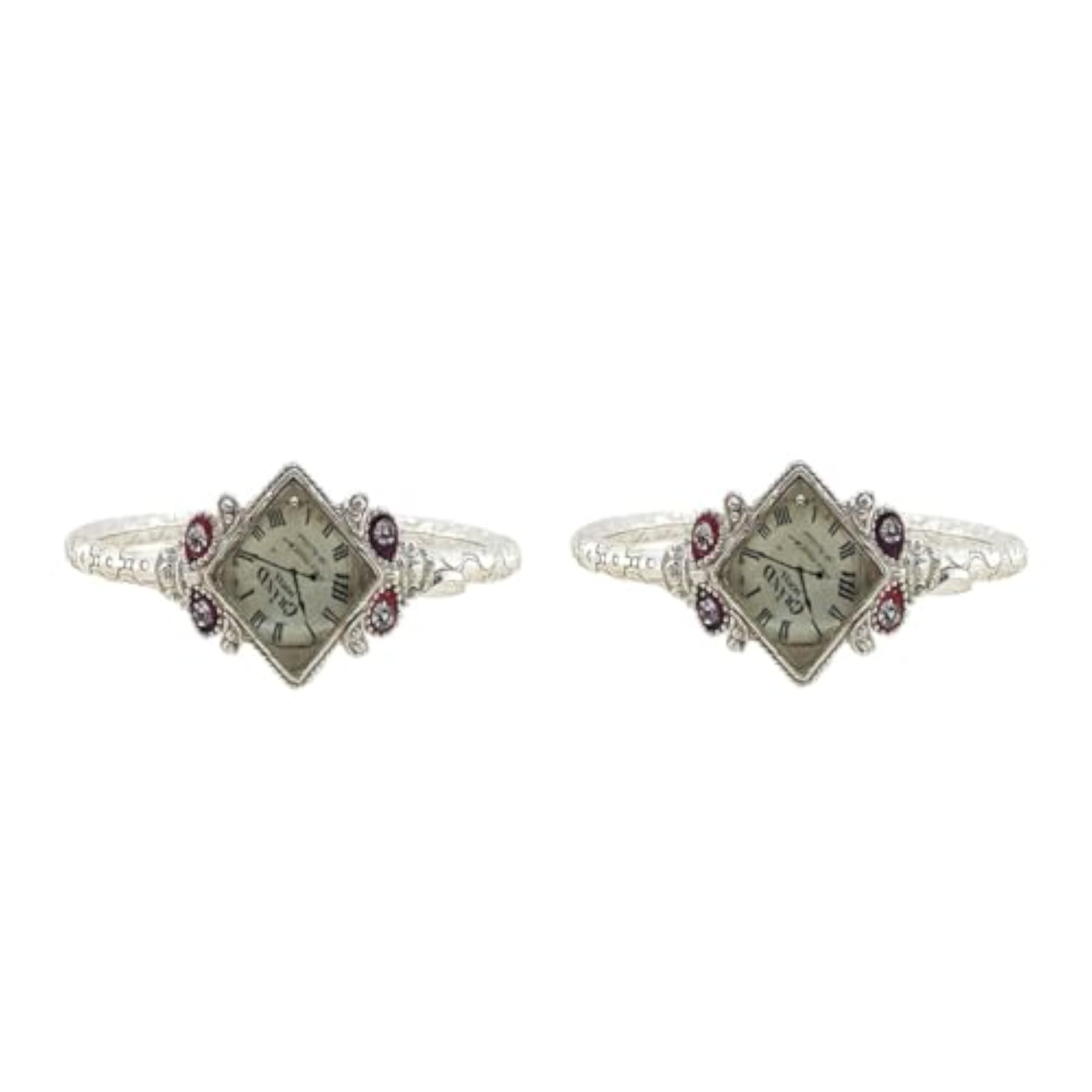 Baby Nazariya Kada with Quartz & Oxidized Detailing