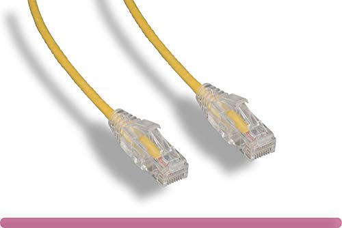 Cable de red SF Cable Cat 6A UTP 0.91 m amarillo miniatura 1