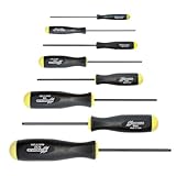 Bondhus 10632 Set of 8 Balldriver Screwdrivers, ProGuard Finish, sizes .050-5/32-Inch