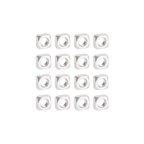 M5 Square Nuts - IMScrews 304 Stainless Steel Square Nuts - Durable Fasteners for Home Repairs and Professional Engineering Pack of 200 Cover